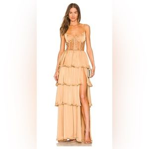V. Chapman The Dakota Dress in Desert Tan
